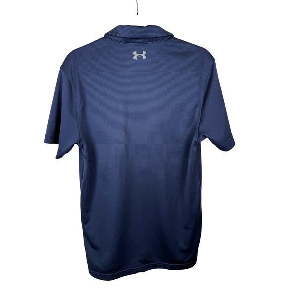 Mens Under Armour UC Berkeley Cal Blue Short Sleeve Collar Polo Tee Shirt -Small - Picture 2 of 5
